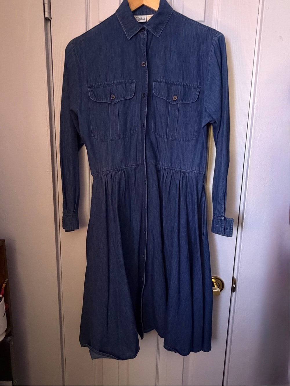 Women’s Denim Shirt Dress - Blue